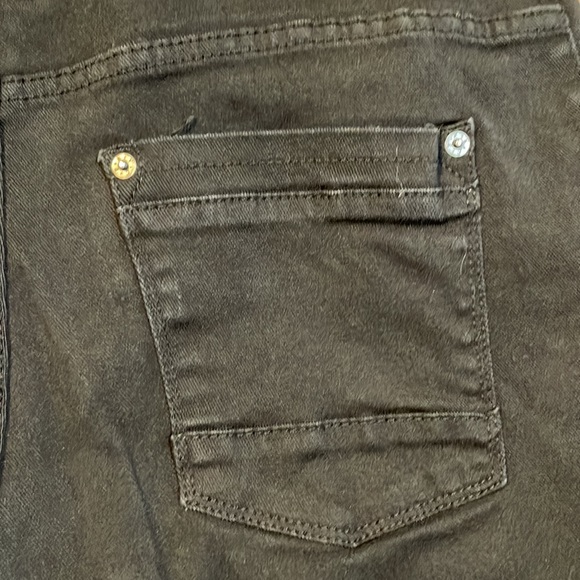 Copper Rivet Motor Sport Patch Black Jeans 36x32 - Picture 12 of 12